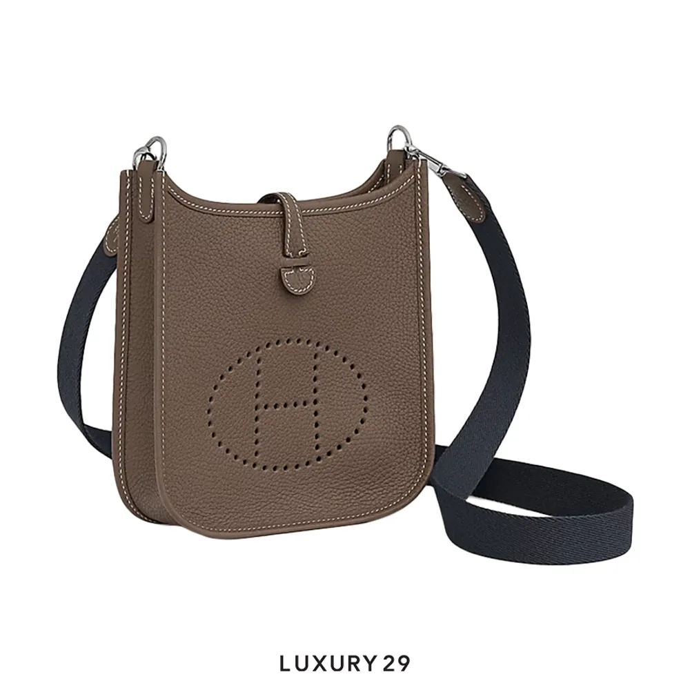 Hermes Evelyne 16 Amazone Bag Etoupe(Small, Brown)