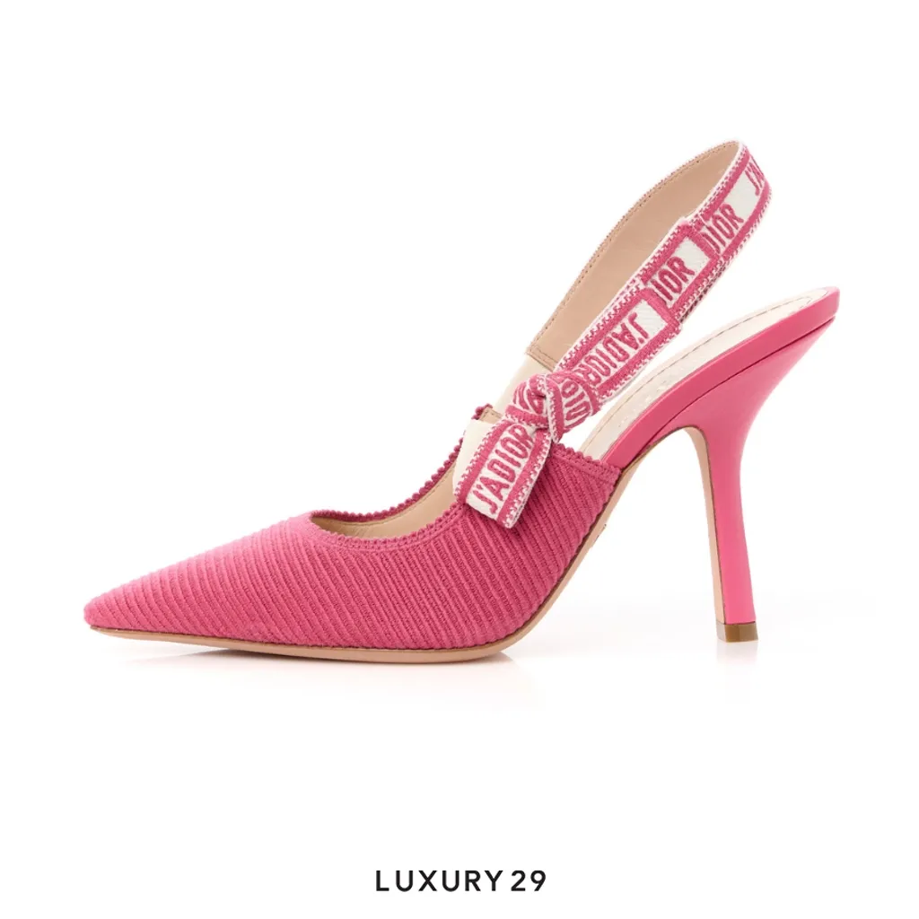 Dior J'Adior Slingback Pumps Pink(39, Pink)