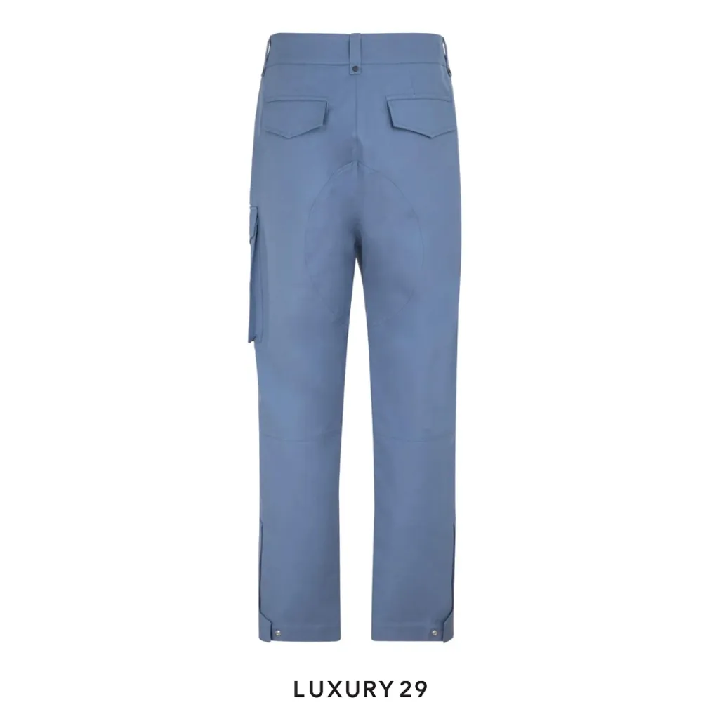 Dior Strap Detailed Cargo Pants Blue(52, Blue)