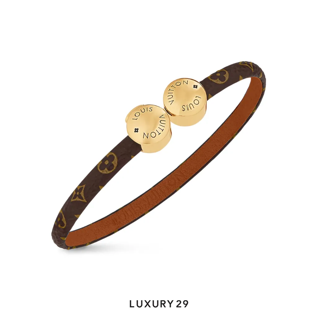 Louis Vuitton LV Historic Mini Monogram Bracelet Brown(Small, Brown)