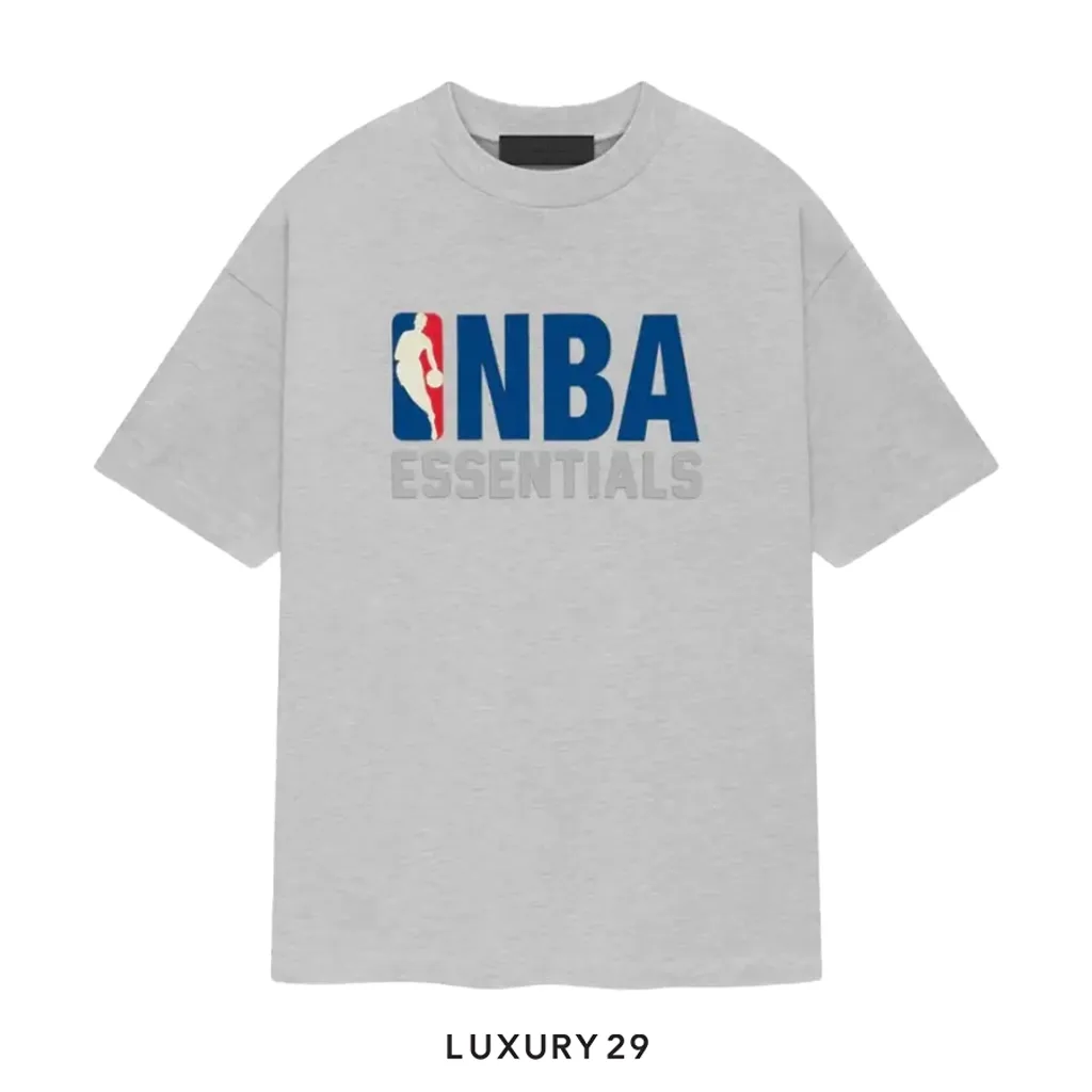 ESSENTIALS Fear of God Essentials x NBA Tee Light Heather(XS, Grey)