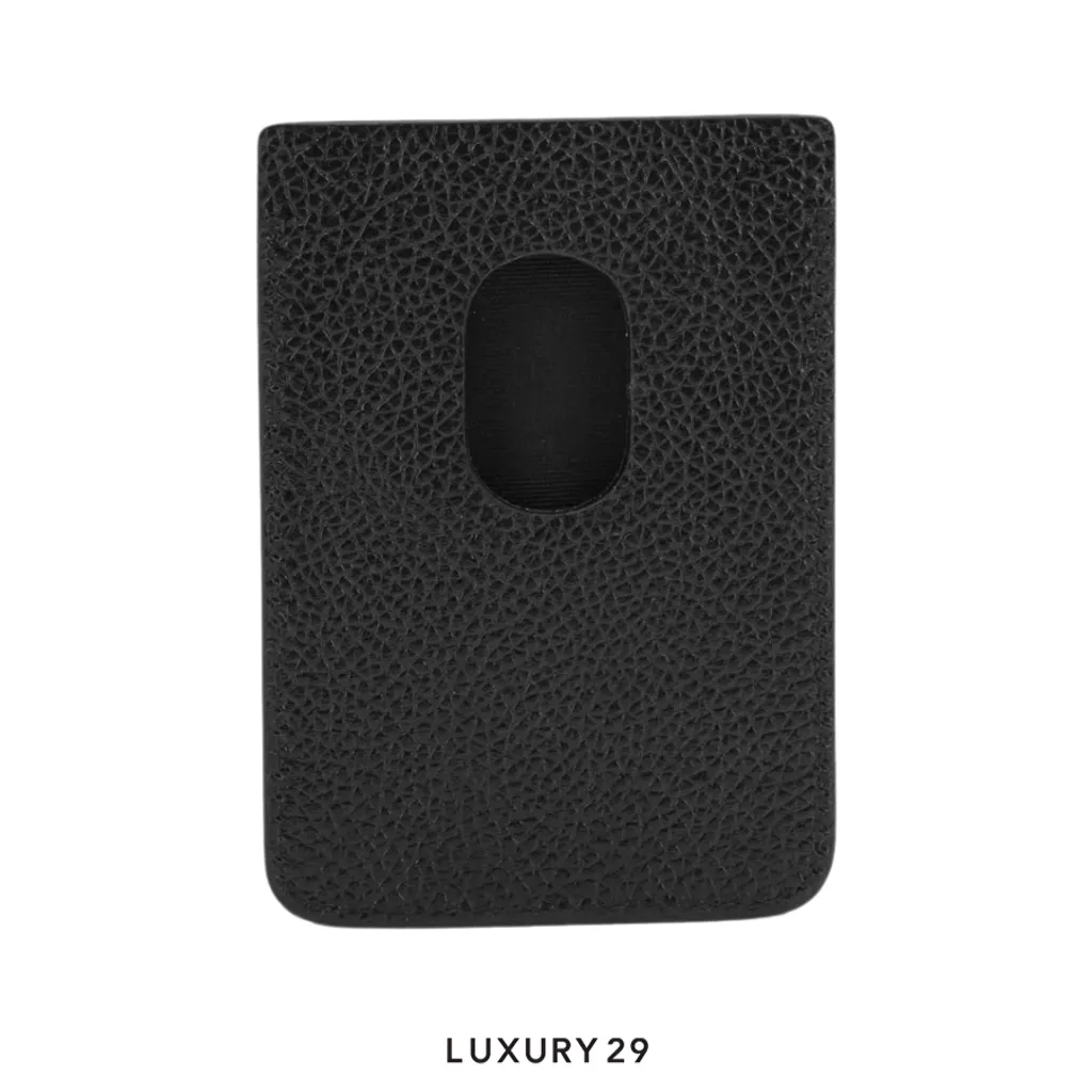 Balenciaga Cash Magnet Card Holder Black(Small, Black)