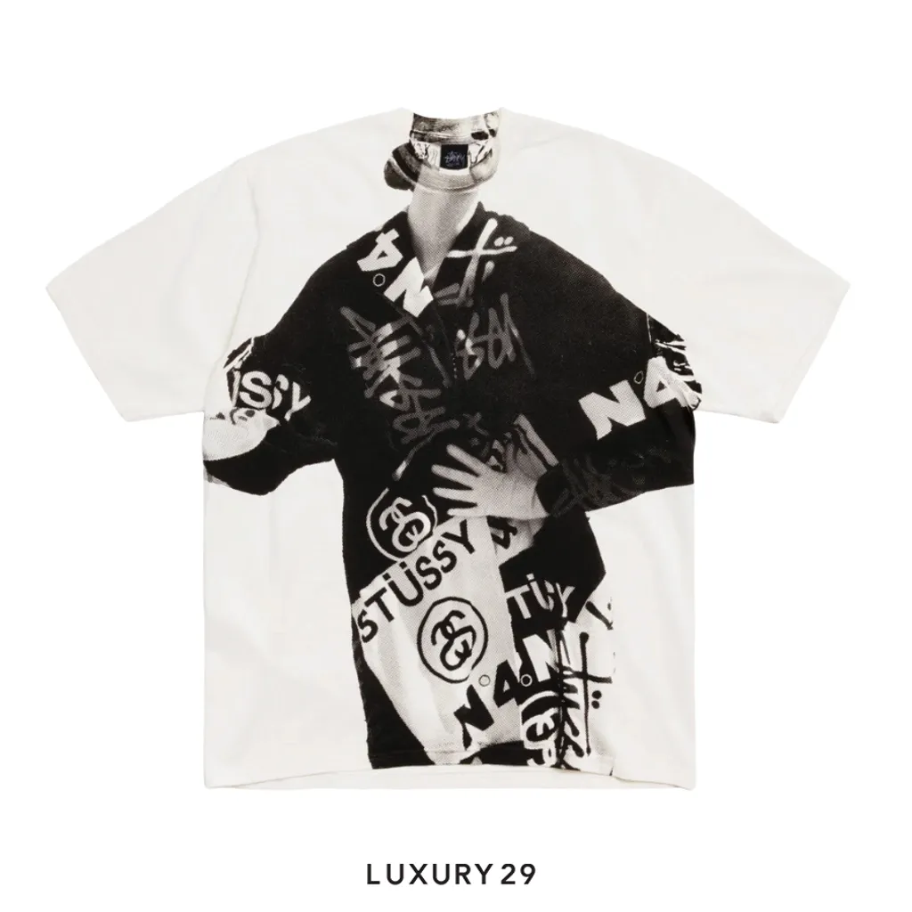 Stussy PARIS TEE Natural(S, White)
