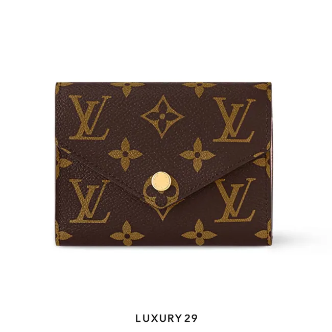 Louis Vuitton LV Victorine Wallet Monogram Canvas Brown