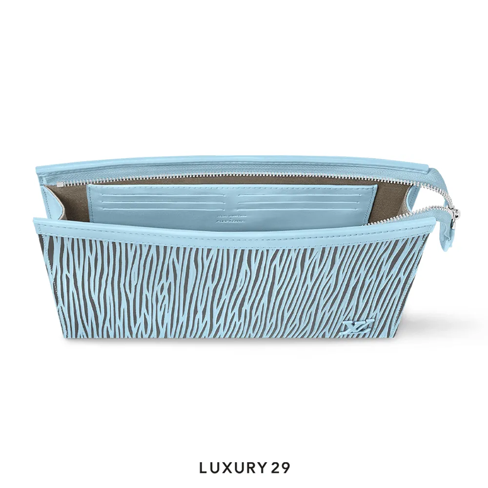 Louis Vuitton LV Pochette Voyage MM Pouch(Small, Blue)