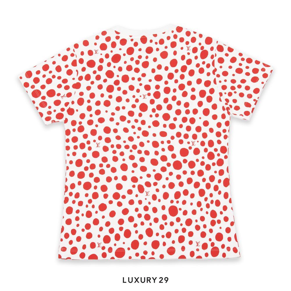 LV x YK Infinity Dots T-Shirt(S, White)
