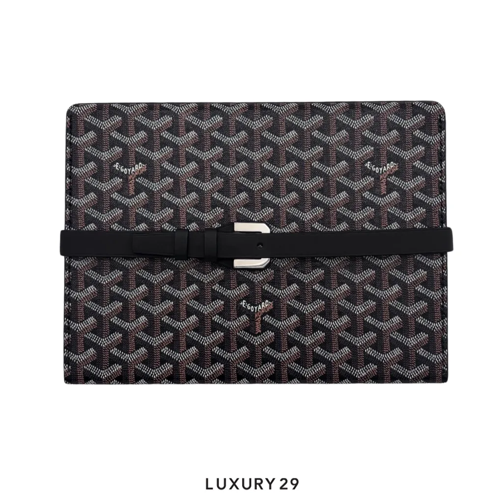 Goyard 8 Watch Case Black(Free Size, Black)