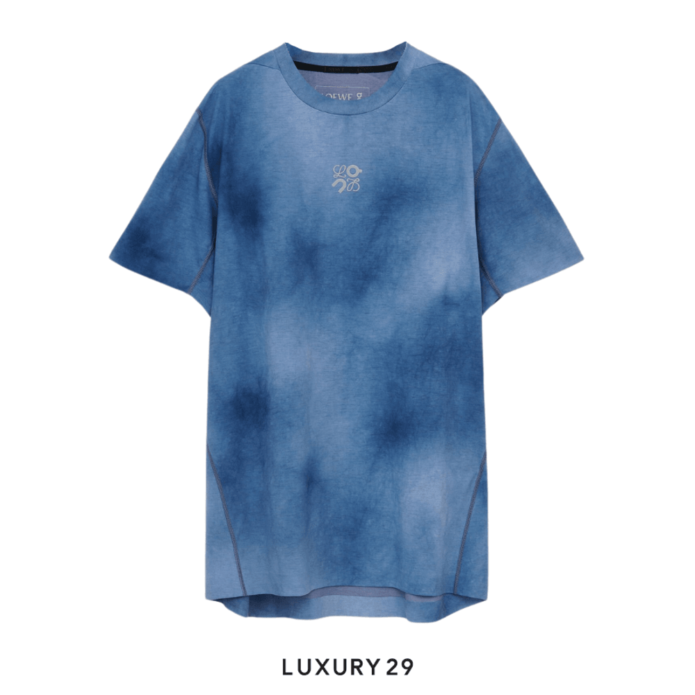 On x Loewe Active T-shirt in technical jersey Blue/Multicolor(XS, Blue)