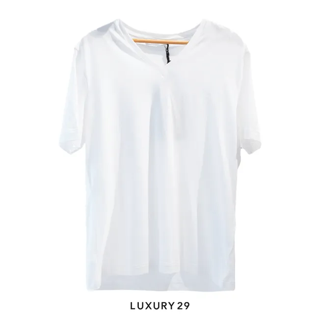 Prada Scollo A V M/C Cotone str.+RE-NYLON PIUMA BIANCO