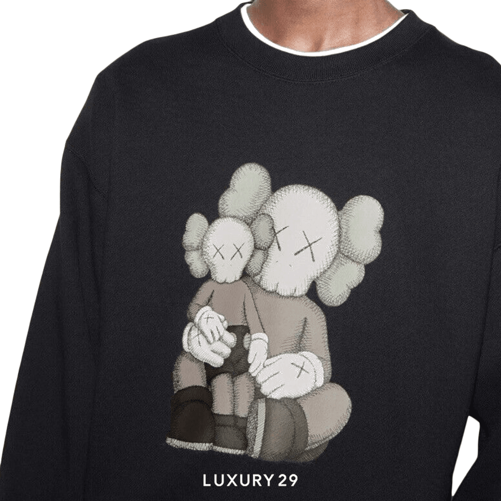 Uniqlo X KAWS Longsleeve Sweatshirt Black(S, Black)