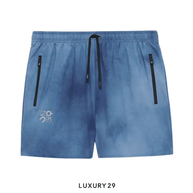 On x Loewe Shorts in technical shell Blue/Multicolor