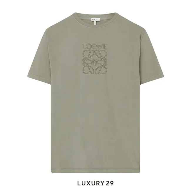 Loewe Relaxed fit T-shirt in cotton Platinum