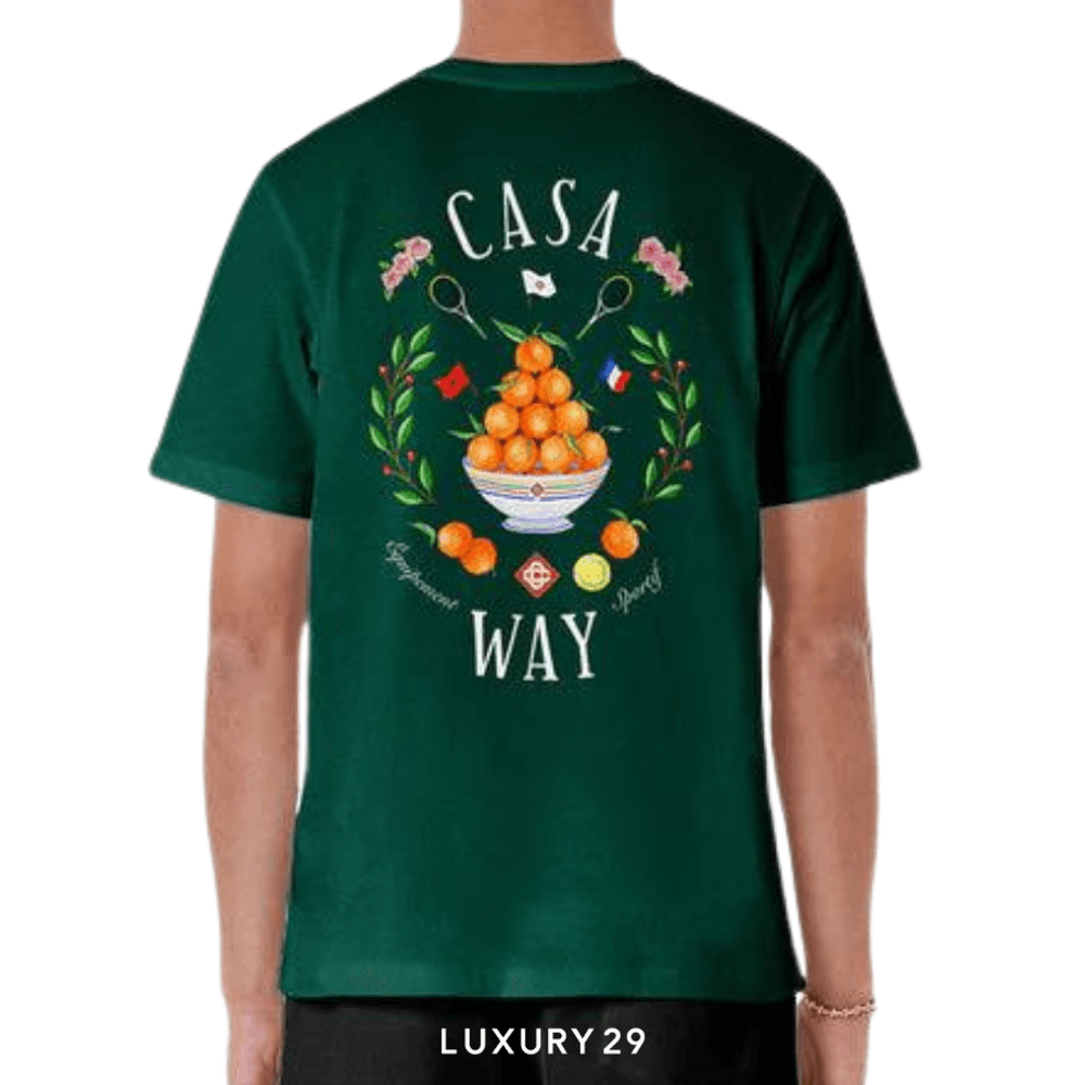 Casablanca Casa Way T-Shirt evergreen(M, Green)