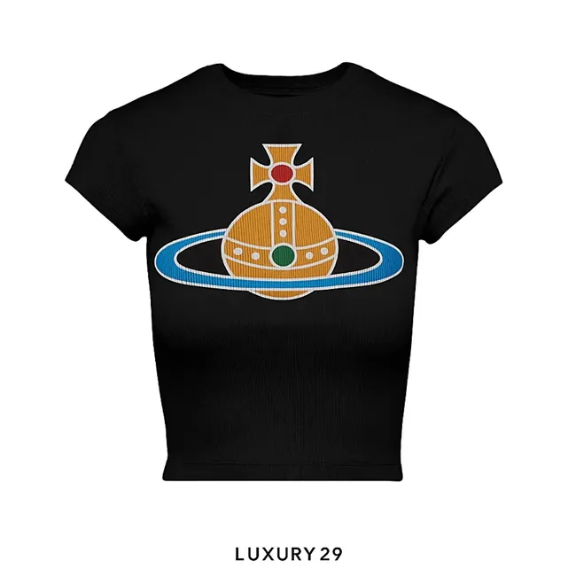 Vivienne westwood Oversized Orb Baby Peru T-shirt Black