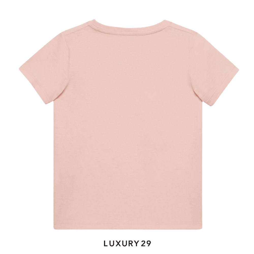 Kid Gucci Children's Printed Cotton T-Shirt In Light Pink Cotton Jersey With Gucci And The Jetsons Print(10A, Pink)