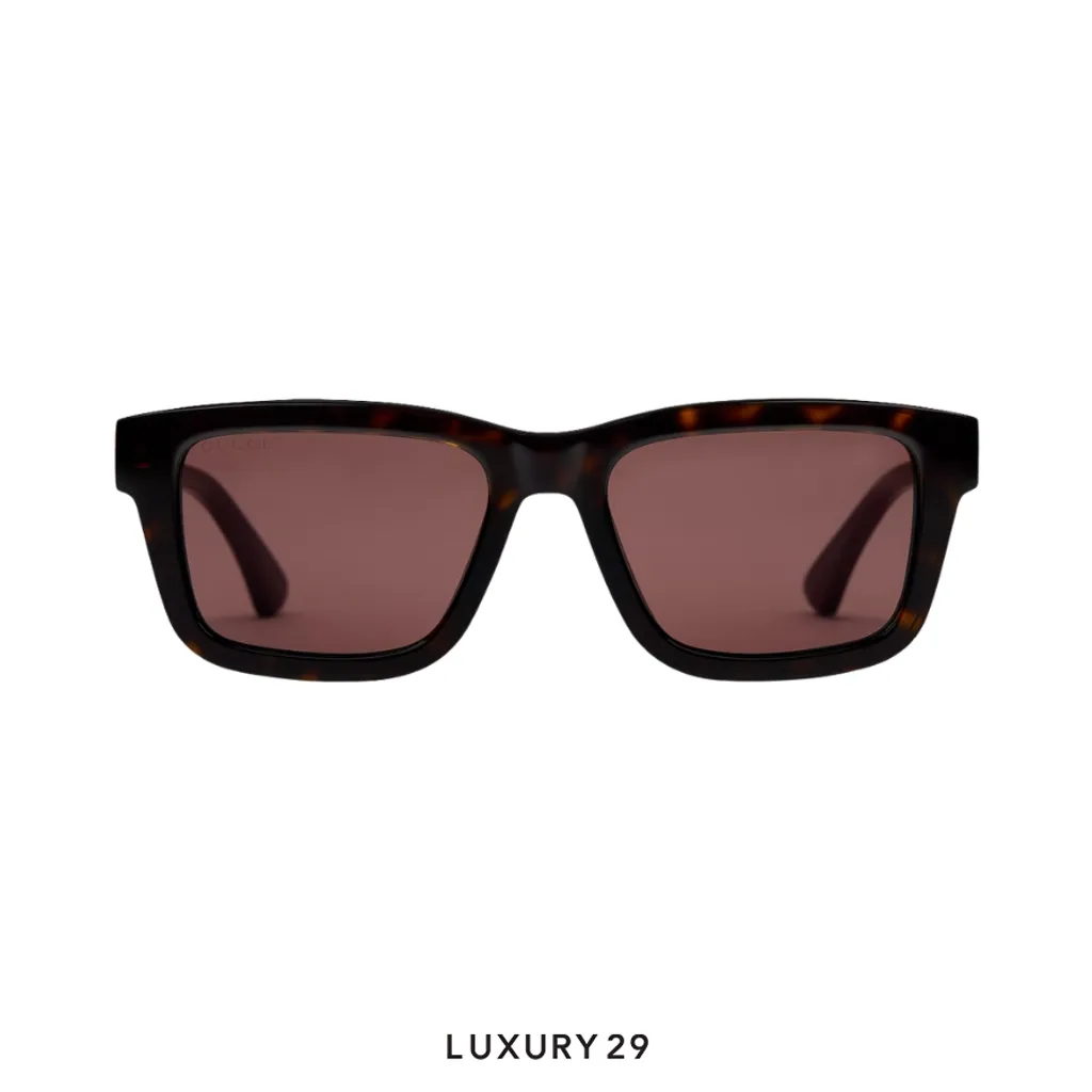 Gucci Rectangular frame sunglasses Variation brown(Free Size, Brown)