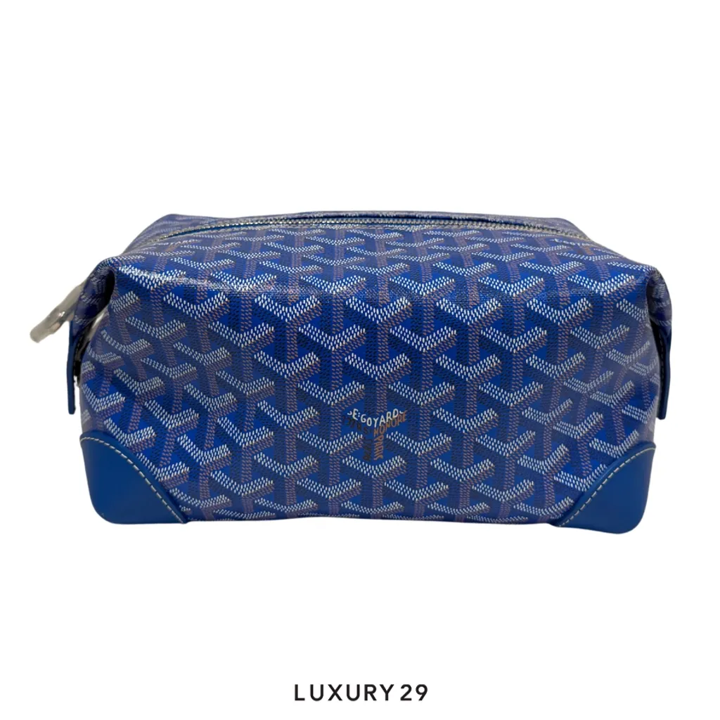 Goyard Bowling 25 Toiletry Bag Sky Blue(Small, Blue)