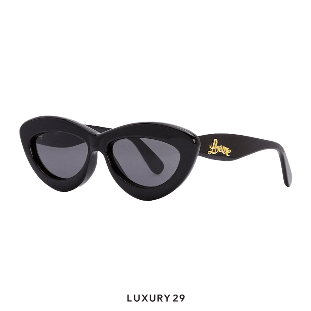 Loewe Cateye Sunglasses in Acetate Black(Free Size, Black)