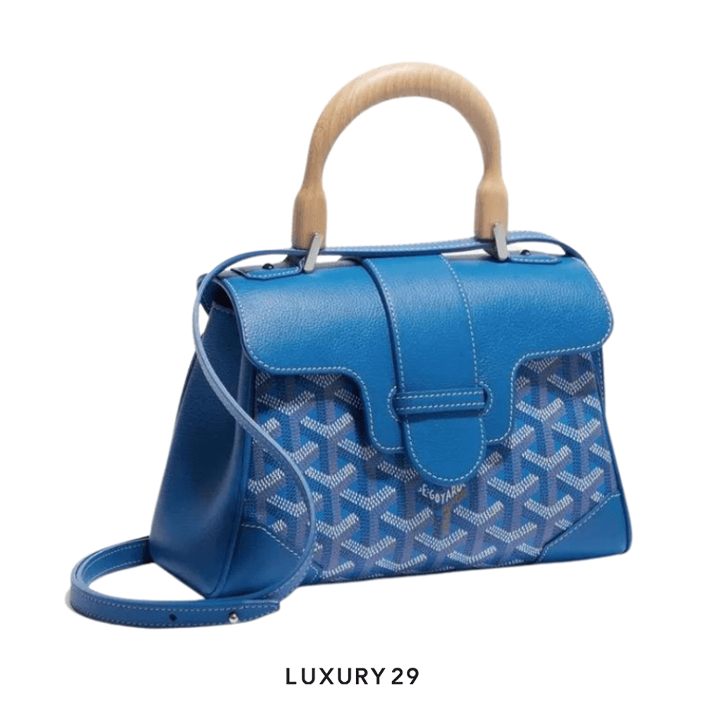 Goyard Saigon Souple Mini Bag Sky Blue(Mini, Blue)