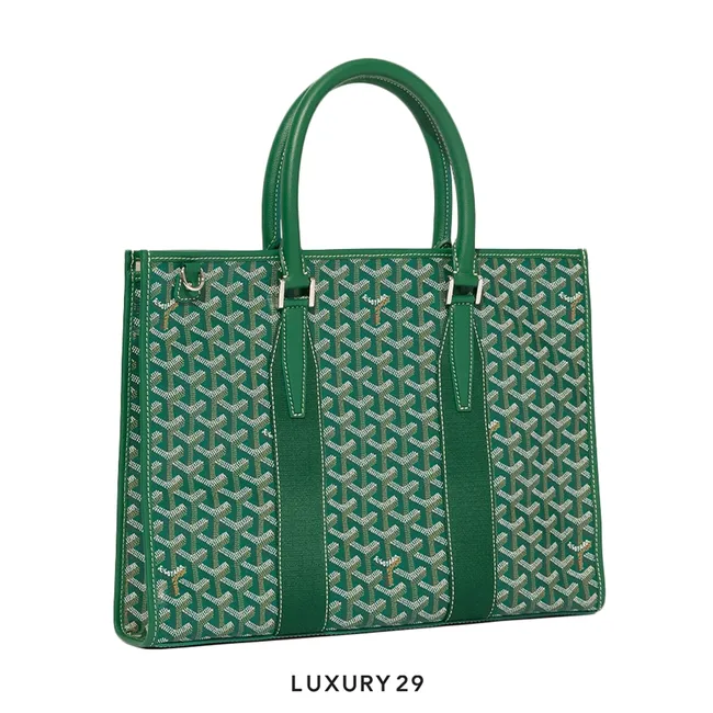 Goyard Morvan document PM Vert case Green