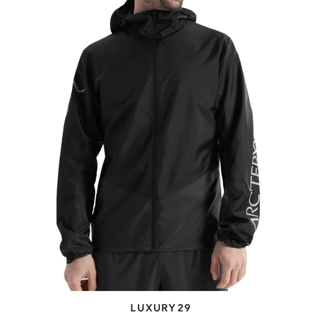 Arcteryx Norvan Windshell Hoody M Black/Graphite Black(S, Black)