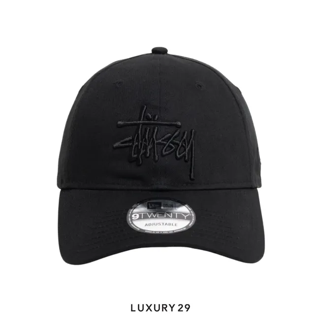 STUSSY 9TWENTY BASIC CAP ONYX