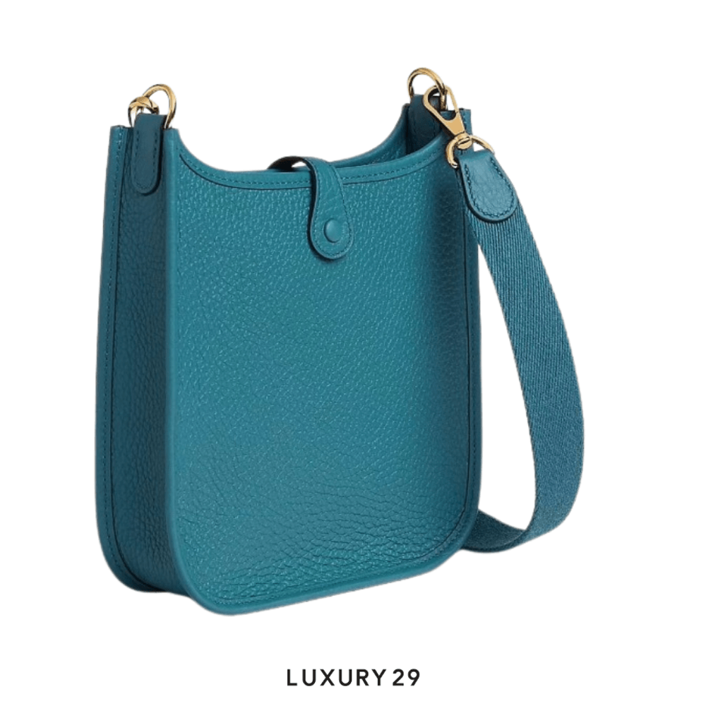 Hermes Evelyne 16 Amazone Bag New Bleu Jean(Small, Blue)