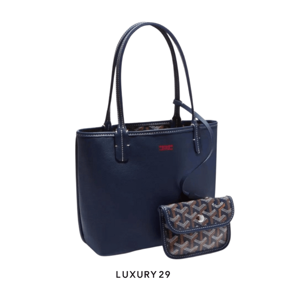 Goyard Anjou Mini Bag Navy Blue(Mini, Blue)