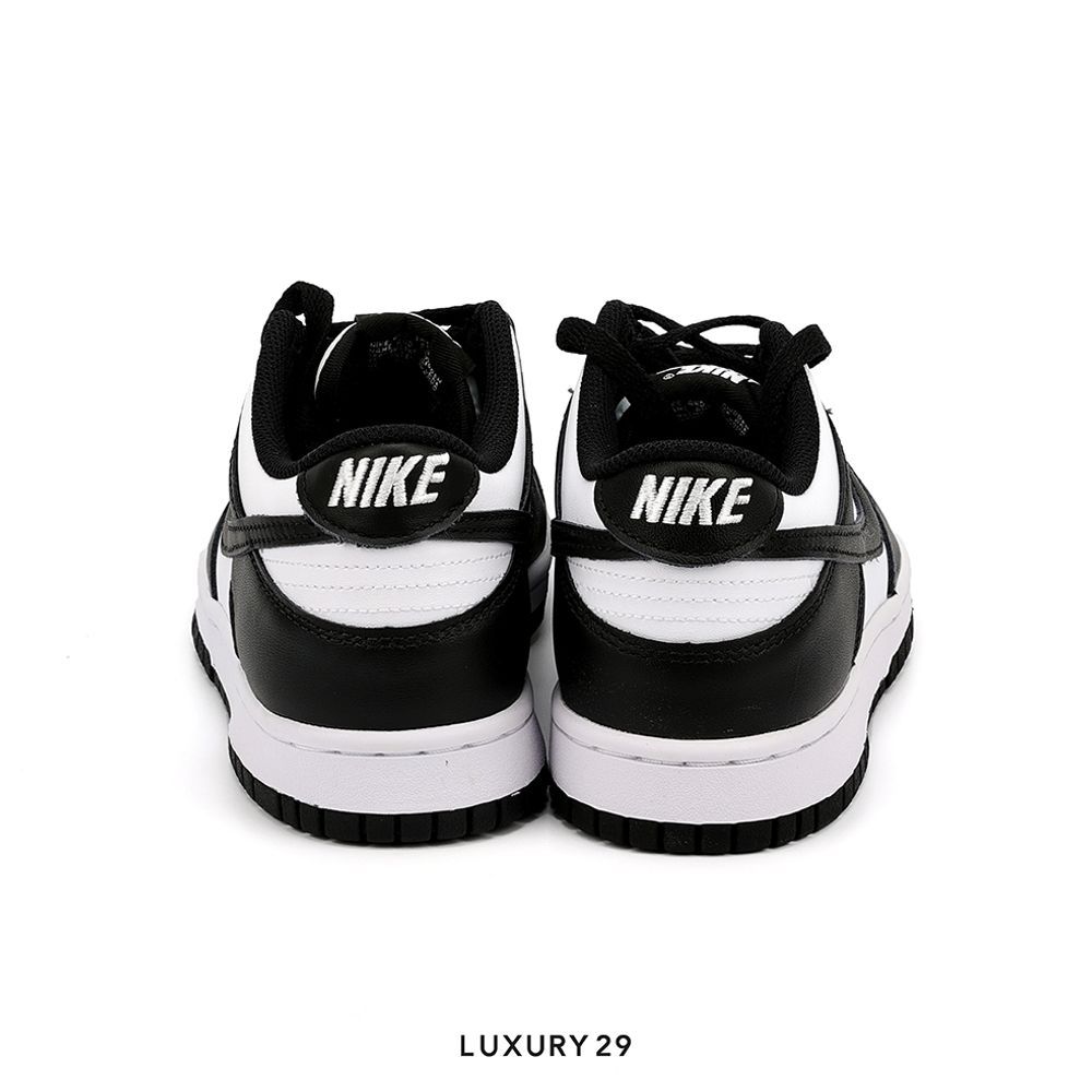 Kid Nike Dunk Low Retro White Black Panda (2021) (PS)(33, Black)