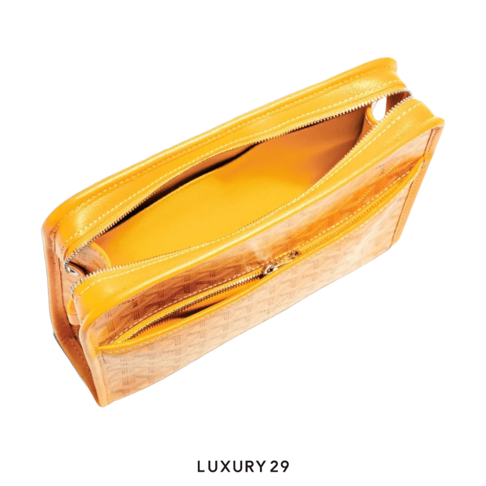 Goyard Jouvence MM Toiletry Bag Yellow(Medium, Yellow)