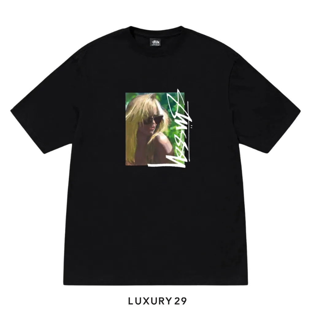 アイドル Stussy Laura Tee Black L STUSSY LAURA TEE BLACK