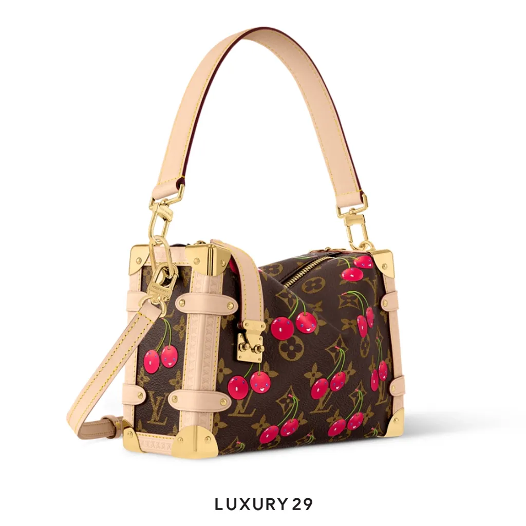 Louis Vuitton LV x TM - Side Trunk MM Bag Monogram cherry