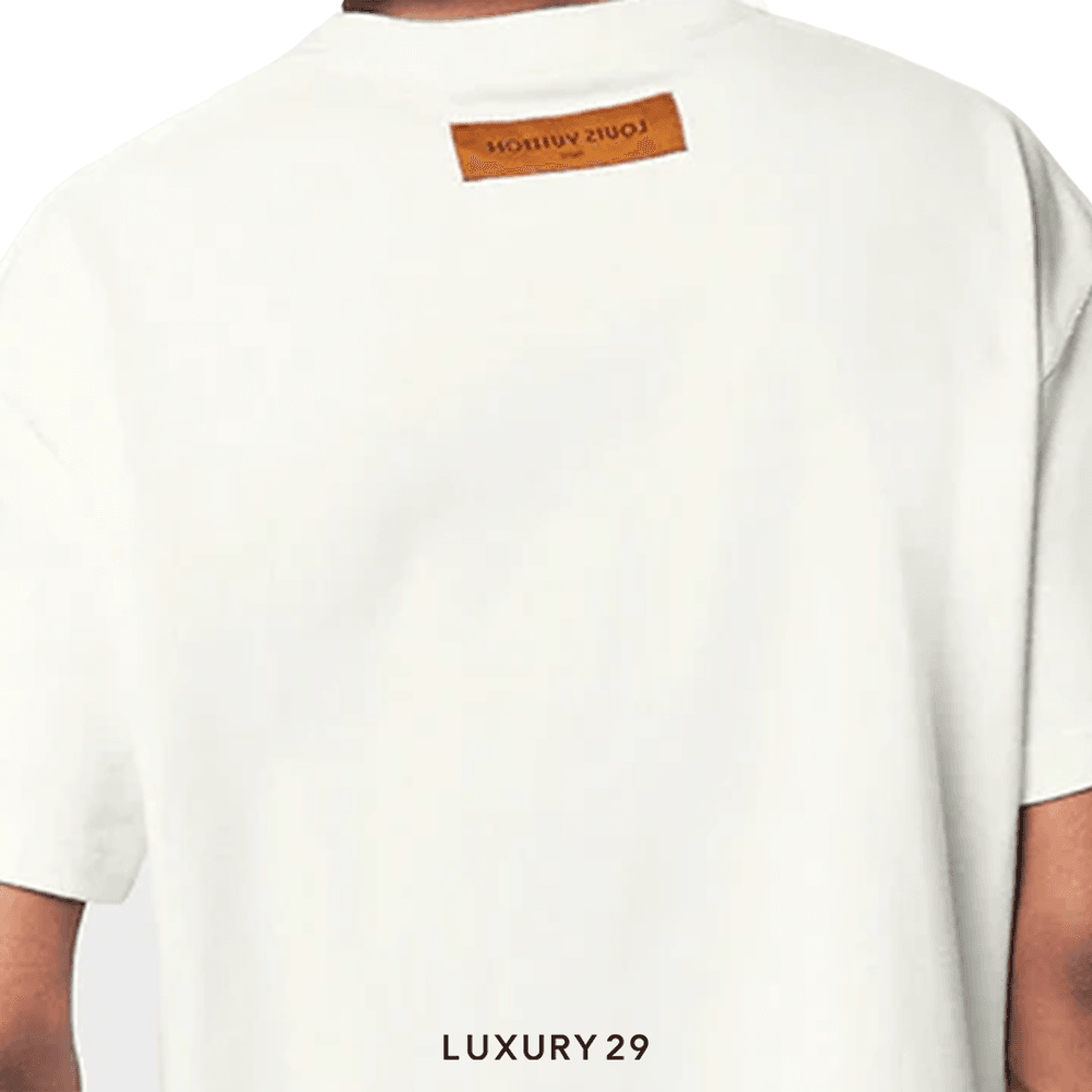 Louis Vuitton LV Flower Tapestry Print T-Shirt(L, White)