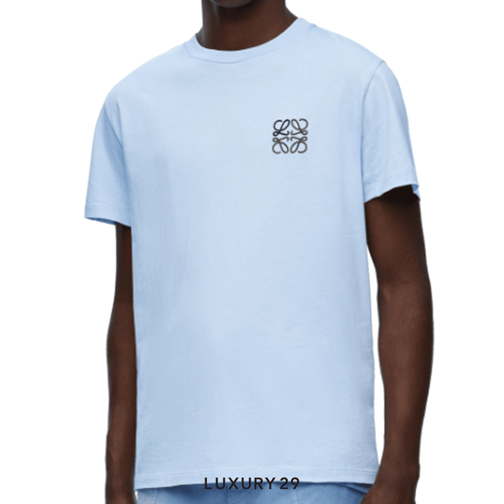 LOEWE ロゴデザイン Tシャツ ライトブルー ロエベ 半袖Tシャツ ライトブルー | アウトレットジャパン福岡