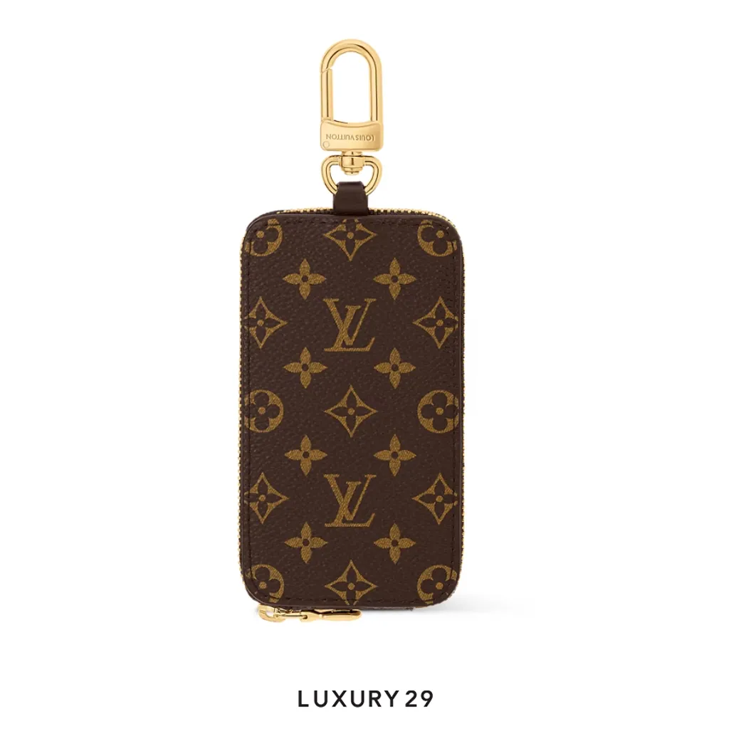 Louis Vuitton LV Music Key Holder and Bag Charm Brown(Mini, Brown)
