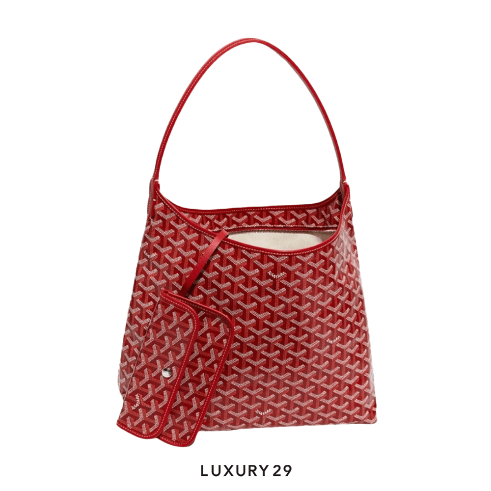 Goyard Boheme Hobo Bag Red(Small, Red)