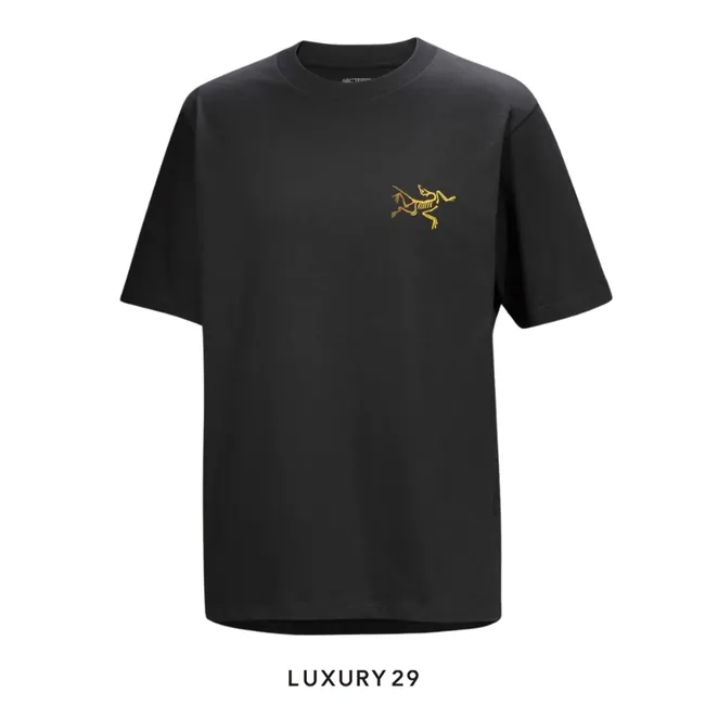 Arcteryx Kragg Cotton Logo Shirt SS M 24K Black