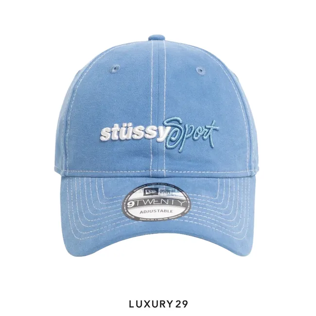 STUSSY 9TWENTY STUSSY SPORT CAP BLUE