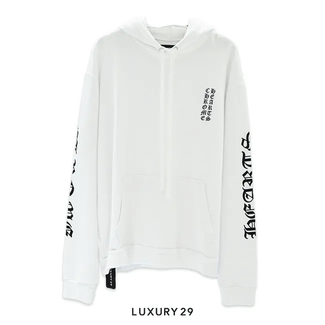 Chrome Hearts Vertical Logo Hoodie