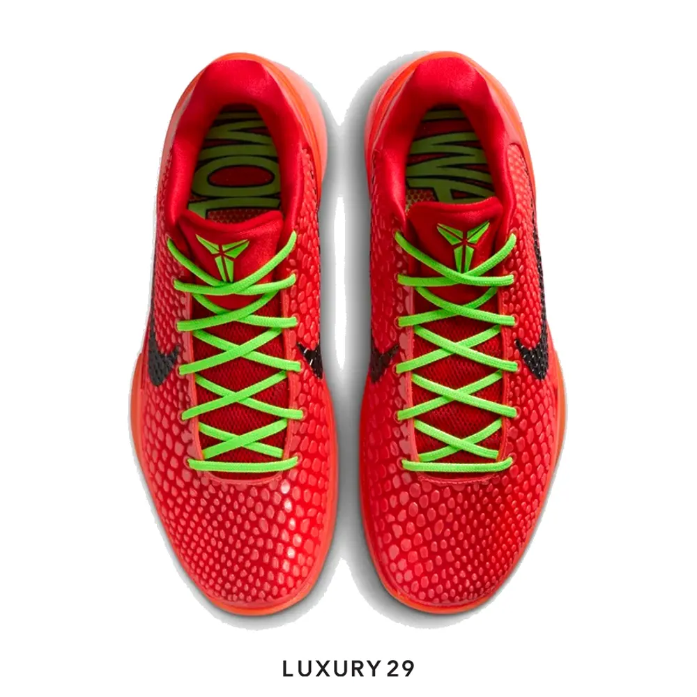 Nike Kobe 6 Protro Reverse Grinch(M)(45, Red)