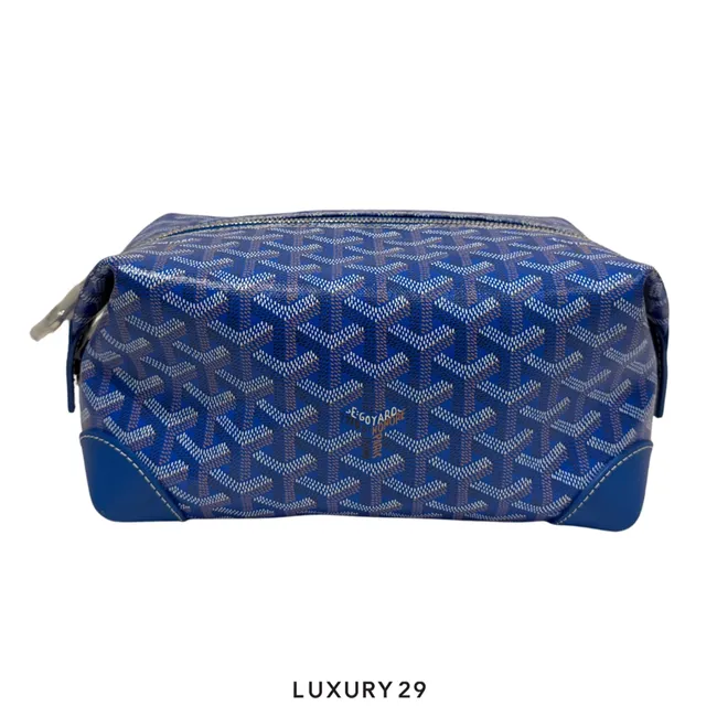 Goyard Bowling 25 Toiletry Bag Sky Blue