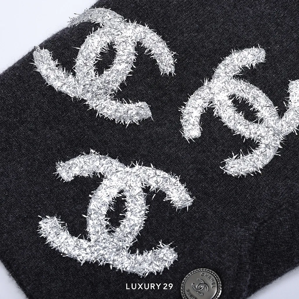 Chanel TROUSERS GREY 38(M, Grey)