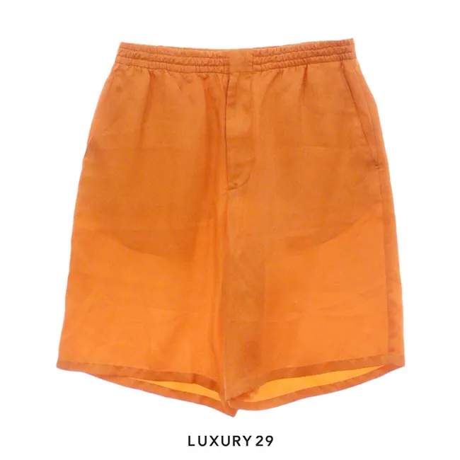 PRADA Silk Pajama Short Orange