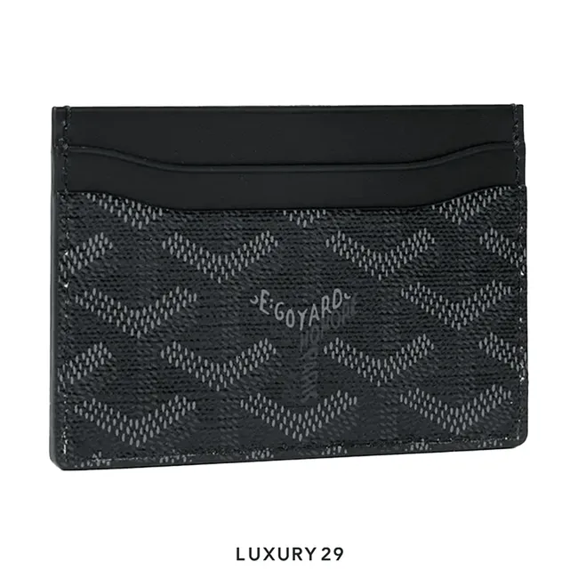 Goyard Saint-Sulpice Card Wallet Jet Black Jet Black