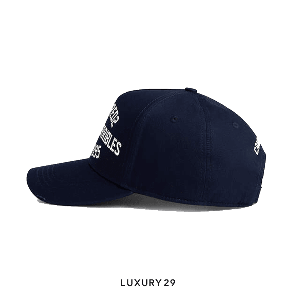 DSQUARED2 BASEBALL CAP Black(Free Size, Black)