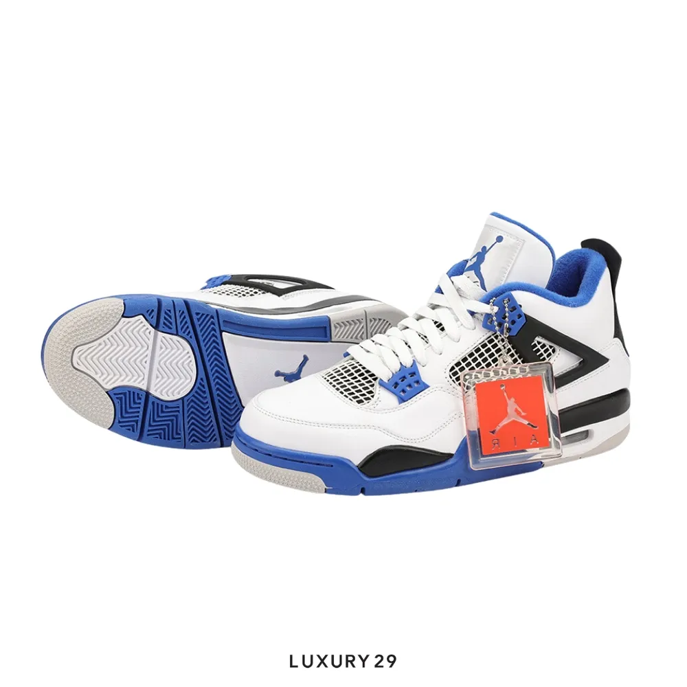 Nike Jordan 4 Retro Motorsports (2017)(42.5, White)