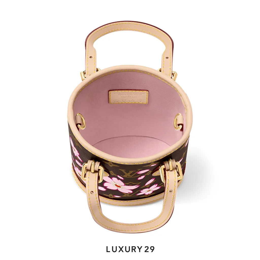 LOUIS VUITTON LV x TM - Nano Bucket Bag Sakura Brown(Small, Brown)