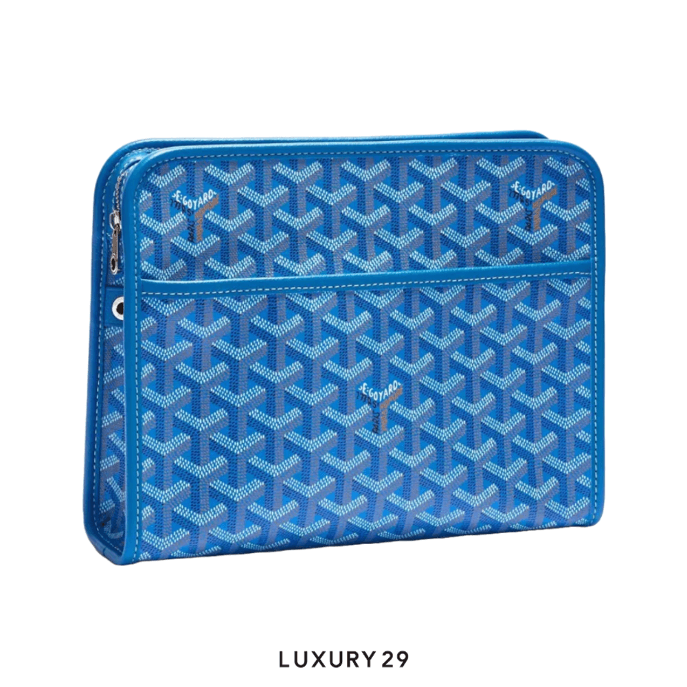 Goyard Jouvence MM Toiletry Bag Sky Blue(Medium, Blue)