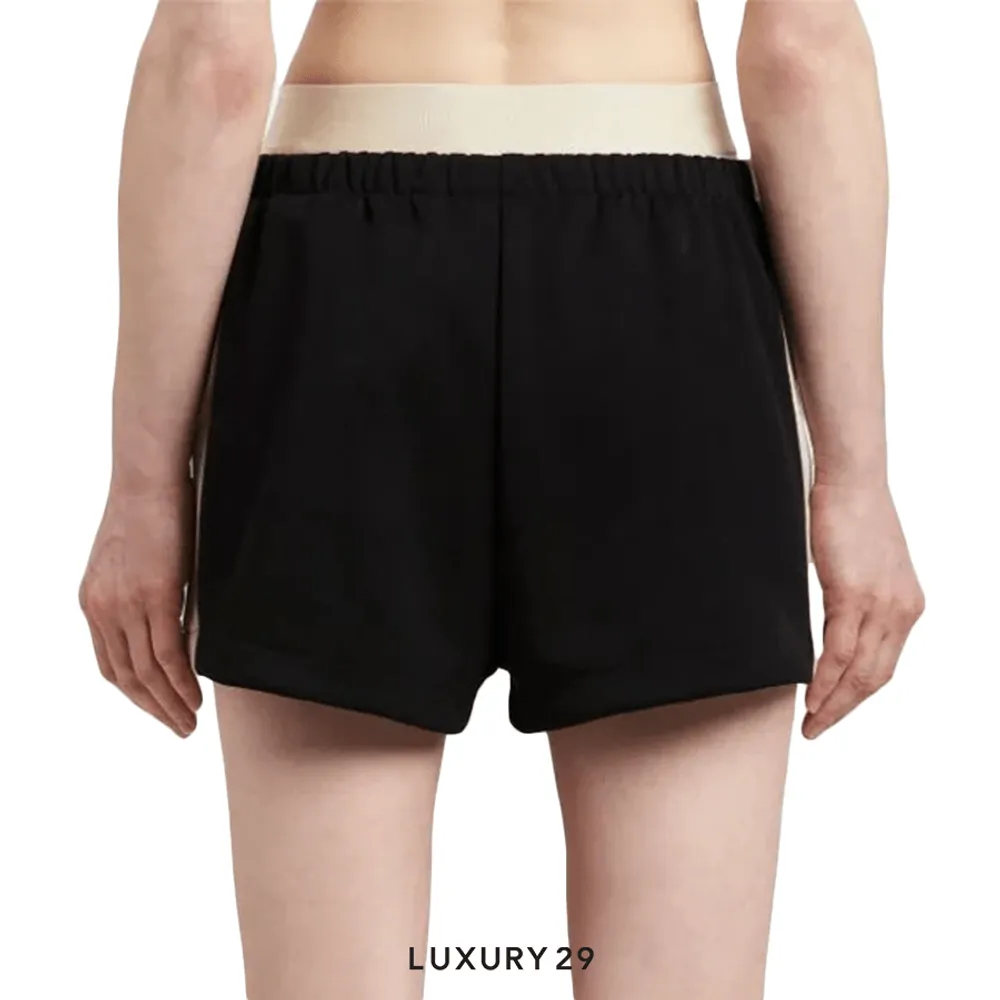 Palm Angels side-stripe track shorts black/off-white(S, Black)