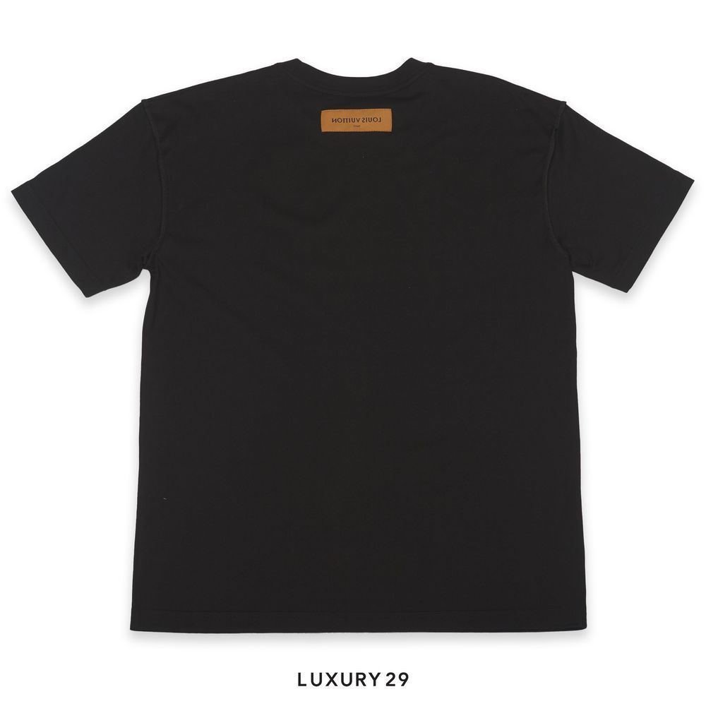  Louis Vuitton LV Concert Print T-Shirt Black(M, Black)